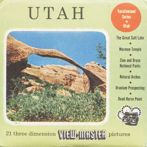 5 ANDREW - Utah - View-Master 3 Reel Packet - vintage - A345-S3 Packet 3dstereo 