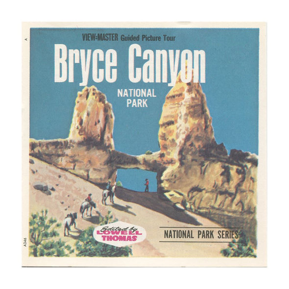 Bryce Canyon National Park - View-Master 3 Reel Packet - vintage - A346-G1A Packet 3dstereo 