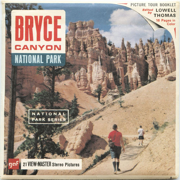 Bryce Canyon National Park - View-Master 3 Reel Packet - vintage - A346-G1A Packet 3dstereo 