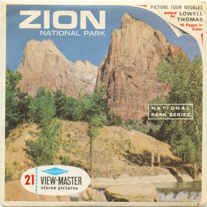 9 ANDREW - Zion National Park - View-Master 3 Reel Packet - vintage - A347-S6A Packet 3Dstereo 