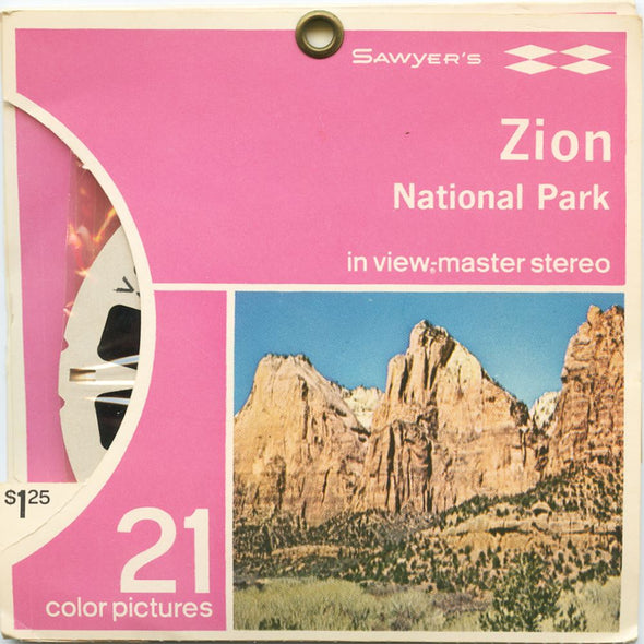 5 ANDREW - Zion National Park - View-Master 3 Reel Packet - vintage - A347-SX Packet 3dstereo 