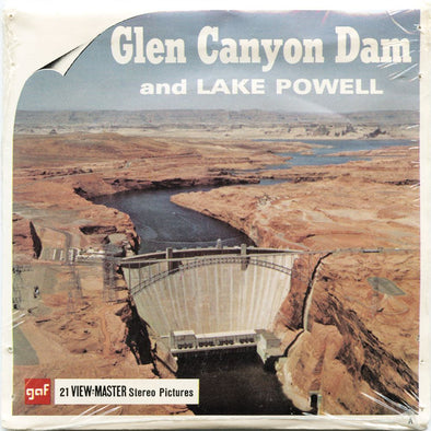 5 ANDREW - Glen Canyon Dam and Lake Powell - View-Master 3 Reel Packet - vintage - A355-G1A Packet 3dstereo 