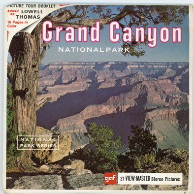 Grand Canyon National Park - View-Master 3 Reel Packet - vintage 1960s PKT 3Dstereo 