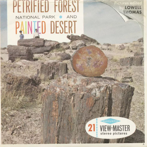 5 ANDREW - Petrified Forest and Painted Desert - View-Master 3 Reel Packet - vintage - A365-S6A Packet 3dstereo 