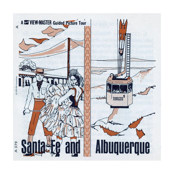 5 ANDREW - Santa Fe and Albuquerque - View-Master 3 Reel Packet - vintage - A379-G1A Packet 3dstereo 