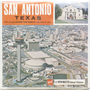 9 ANDREW - San Antonio Texas - View-Master 3 Reel Packet - vintage - A420-G1B - unopened Packet 3Dstereo 