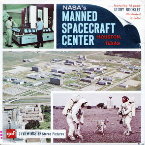 NASA's Manned Space Craft Center - View-Master 3 Reel Packet - vintage - A425-G1A Packet 3dstereo 