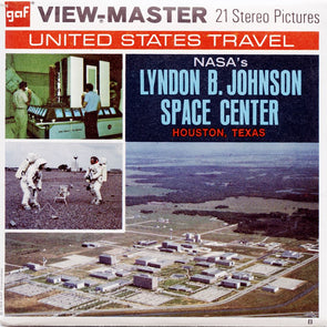 Lyndon B. Johnson Space Center - View-Master 3 Reel Packet - vintage - A425-G3B Packet 3dstereo 