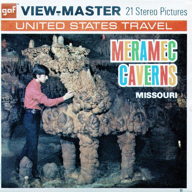 Meramec Caverns - View-Master 3 Reel Packet - vintage - A451-G3B Packet 3dstereo 