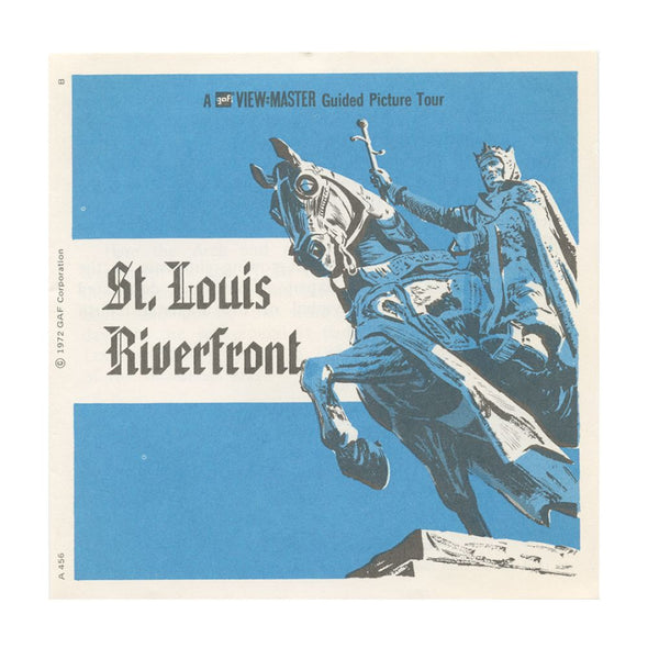 10 ANDREW - St. Louis Riverfront - View-Master 3 Reel Economy Packet - vintage - A456-G3C Packet 3dstereo 
