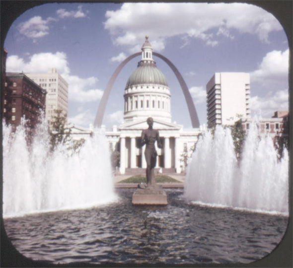 5 ANDREW - St. Louis Riverfront - View-Master 3 Reel Packet - vintage - A456-G3A Packet 3dstereo 