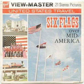 7 ANDREW - Six Flags over Mid-America - View-Master 3 Reel Packet - 1971 - vintage - A458-G3A Packet 3dstereo 