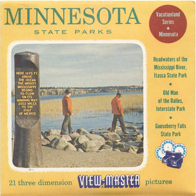 5 ANDREW - Minnesota State Parks- View-Master 3 Reel Packet - vintage - A511-S3 Packet 3dstereo 