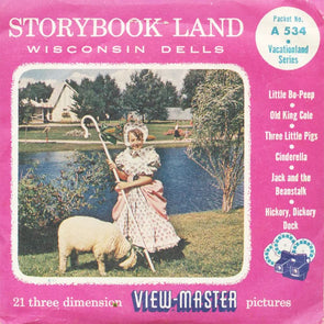 5 ANDREW - Storybook Land - Wisconsin Dell - View-Master 3 Reel Packet - vintage - A534-S4 Packet 3dstereo 