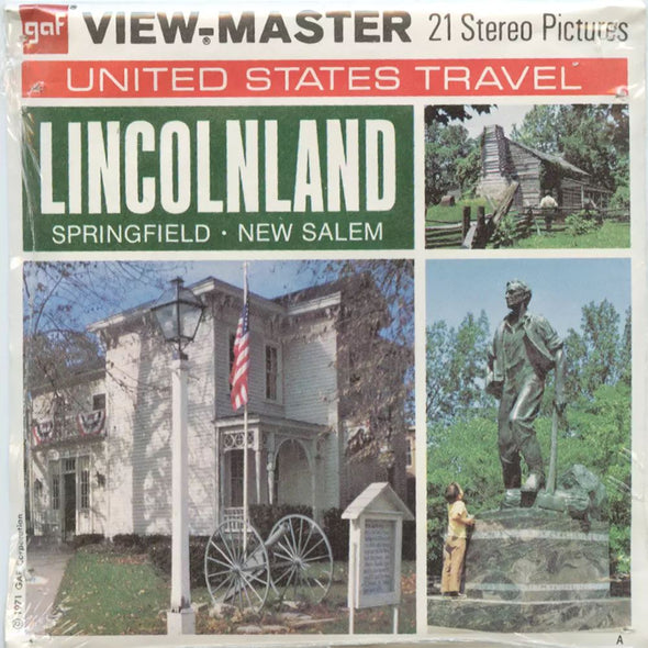 5 ANDREW - Lincolnland - View-Master 3 Reel Packet - vintage - A557-G3A Packet 3dstereo 