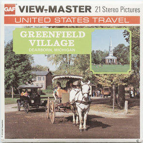 5 ANDREW - Greenfield Village - View-Master 3 Reel Packet - 1975 - vintage - A584-G5C Packet 3dstereo 