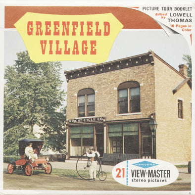 5 ANDREW - Greenfield Village - View-Master 3 Reel Packet - vintage - A584-S6A Packet 3dstereo 