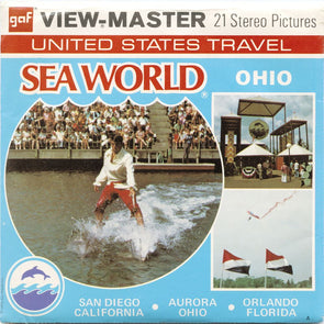 Sea World - View-Master 3 Reel Economy Packet - vintage - A599-G3A Packet 3Dstereo 