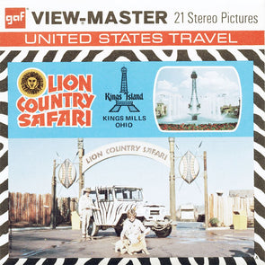 4 ANDREW - Lion Country Safari - View-Master 3 Reel Packet - vintage - A603-G3A Packet 3dstereo 