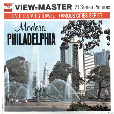 5 ANDREW - Modern Philadelphia - Pennsylvania - View-Master 3 Reel Packet - vintage - A631-G3B Packet 3dstereo 