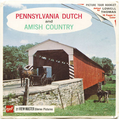 5 ANDREW - Pennsylvania Dutch and Amish Country - View-Master 3 Reel Packet - vintage - A633-G1A Packet 3dstereo 