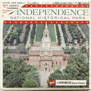 Independence National Historical Park - View-Master 3 Reel Packet - vintage - A635-G1A Packet 3dstereo 