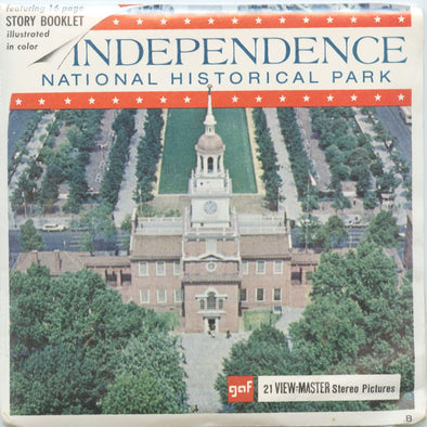 5 ANDREW - Independence National Historic Park- View-Master 3 Reel Packet - vintage - A635X-G1B Packet 3dstereo 