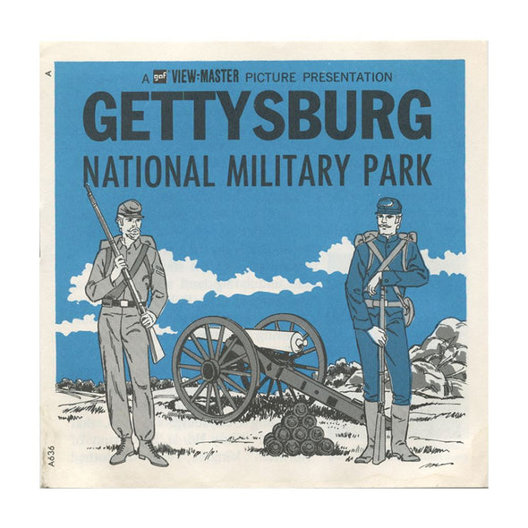 5 ANDREW - Gettysburg - View-Master 3 Reel Packet - vintage - A636-G1A Packet 3dstereo 