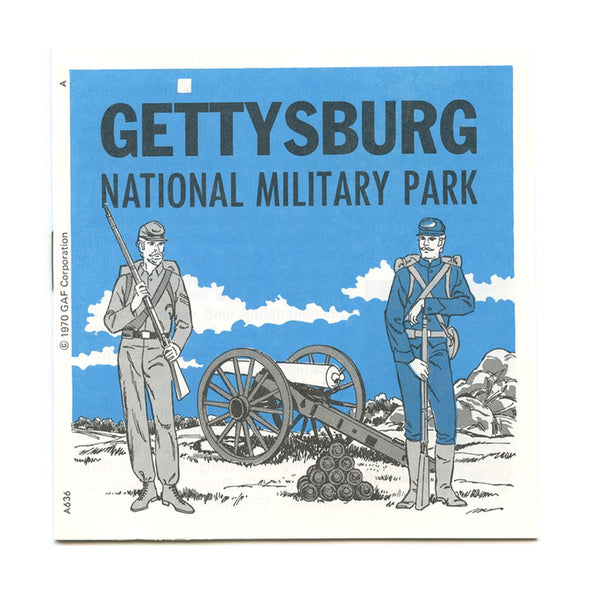 4 ANDREW - Gettysburg National Military Park - View-Master 3 Reel Packet - vintage - A636-G3A Packet 3dstereo 