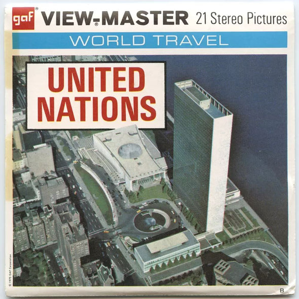 5 ANDREW - United Nations - View-Master 3 Reel Packet - vintage - A651-G3B Packet 3dstereo 