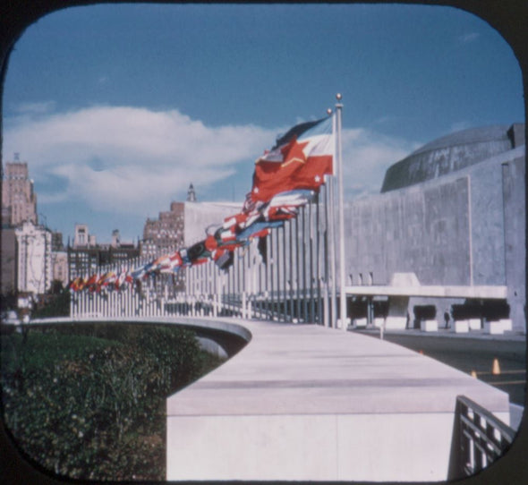 United Nations - View-Master 3 Reel Packet - vintage - A651-S4 Packet 3dstereo 