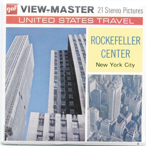 4 ANDREW - Rockefeller Center - View-Master 3 Reel Packet - vintage - A652-G3B Packet 3dstereo 