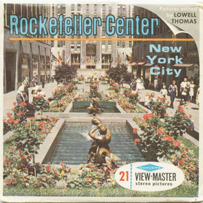 5 ANDREW - Rockefeller Center - View-Master 3 Reel Packet - vintage - A652-S6A Packet 3dstereo 