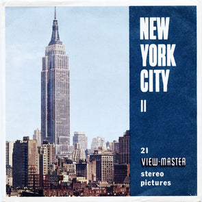New York City No. II - View-Master 3 Reel Packet - vintage - A653-S5 Packet 3dstereo 