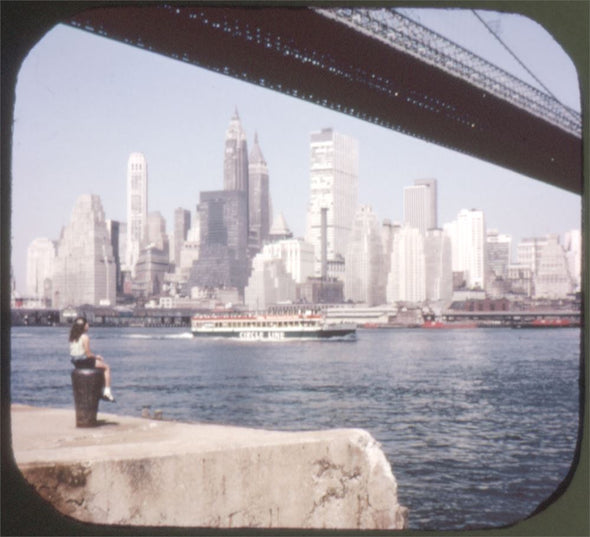 5 ANDREW - New York City - Sightseeing Tour - View-Master 3 Reel Packet - vintage - A654-G1B Packet 3dstereo 
