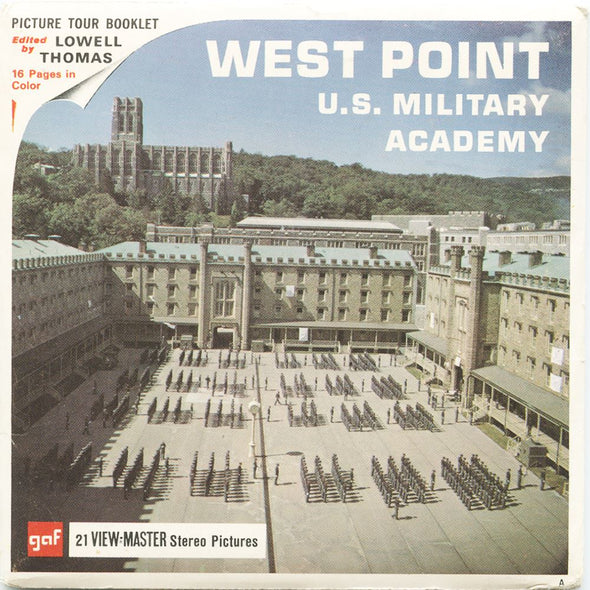 5 ANDREW - West Point U.S Military Academy - View-Master 3 Reel Packet - vintage - A665-G1A Packet 3dstereo 