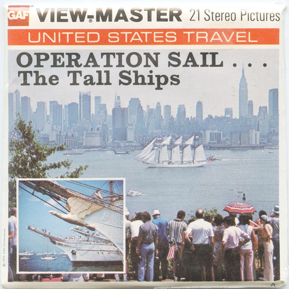 10 ANDREW - Operation Sail - View-Master 3 Reel Packet - vintage - A669-G5A - unopened Packet 3Dstereo 