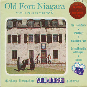 5 ANDREW - Old Fort Niagara - Youngstown - View-Master 3 Reel Packet - vintage - A683-S4 Packet 3dstereo 