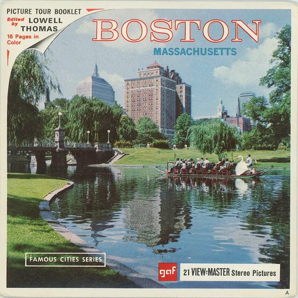 ANDREW - Boston Massachusetts - View-Master 3 Reel Packet - 1960's view - vintage - (A726-S6A) Packet 3dstereo 