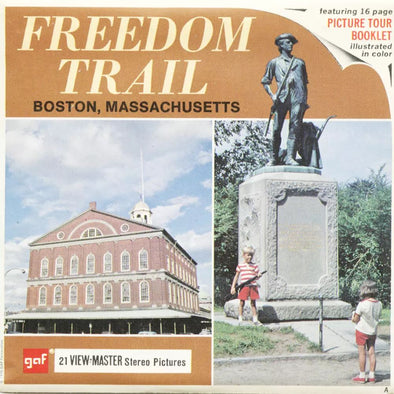 5 ANDREW - Freedom Trail - View-Master 3 Reel Packet - vintage - A729-G1A Packet 3dstereo 