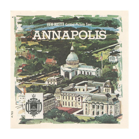 Annapolis U.S. Naval Academy - View-Master 3 Reel Packet - vintage - A783-G1A Packet 3dstereo 