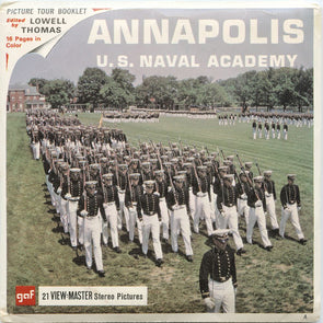 Annapolis U.S. Naval Academy - View-Master 3 Reel Packet - vintage - A783-G1A Packet 3dstereo 