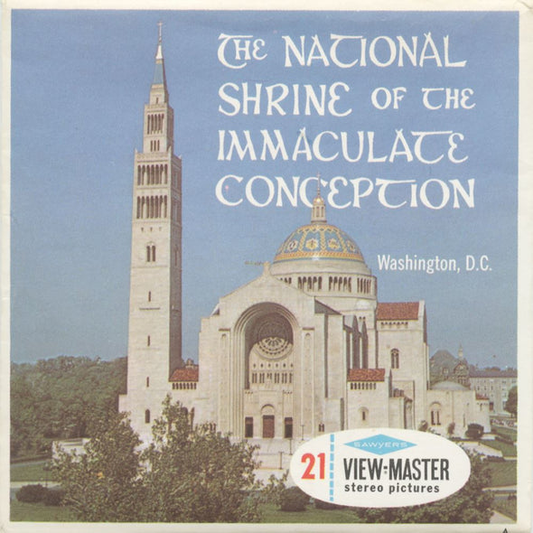 5 ANDREW - The National Shrine - View-Master 3 Reel Packet - vintage - A795-S6A Packet 3dstereo 