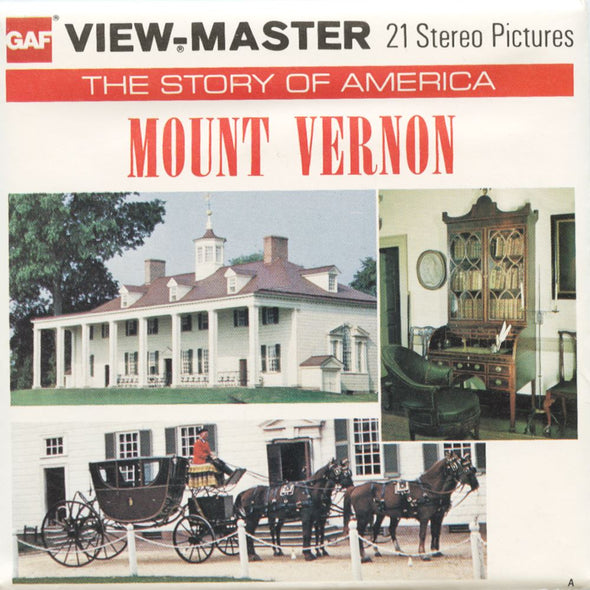 5 ANDREW - Mount Vernon - View-Master 3 Reel Packet - vintage - A812-G5A Packet 3dstereo 