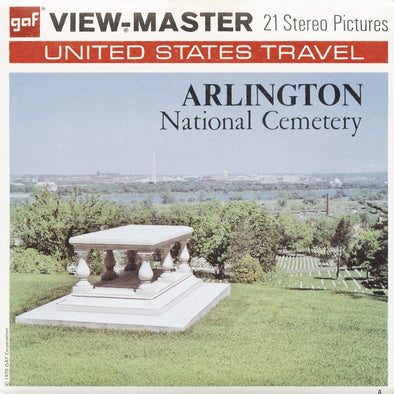5 ANDREW - Arlington - National Cemetery - View-Master 3 Reel Packet - vintage - A818-G3A Packet 3dstereo 