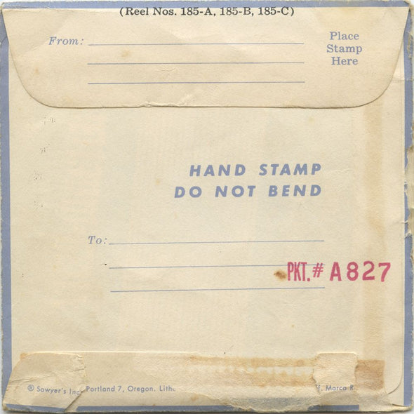 10 ANDREW - Monticello - View-Master 3 Reel Economy Packet - vintage - 185-A,B,C-S3D Packet 3dstereo 