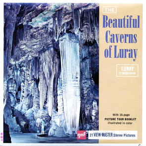 4 ANDREW - Beautiful Caverns of Luray - View-Master 3 Reel Packet - vintage - A829-G1C Packet 3dstereo 