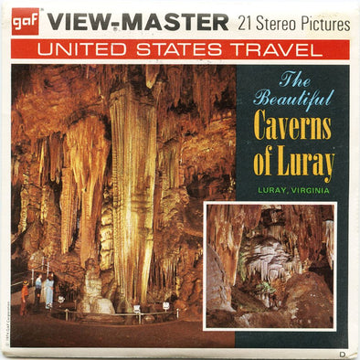 5 ANDREW - Caverns of Luray - View-Master 3 Reel Packet - 1974 - vintage - A829-G3D Packet 3dstereo 