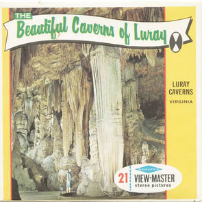 5 ANDREW - Beautiful Caverns of Luray - View-Master 3 Reel Packet - vintage - A829-S6B Packet 3dstereo 