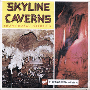 4 ANDREW - Skyline Caverns - View-Master 3 Reel Packet - vintage - A831-G1A Packet 3dstereo 